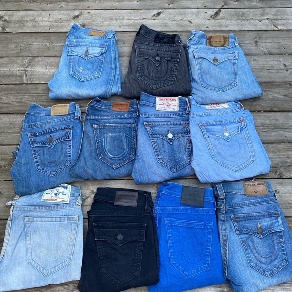 LOT OF 11 True Religion Jeans Size 30 - Picture 2 of 3